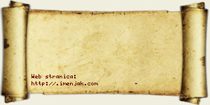 Jovana Ržić vizit kartica